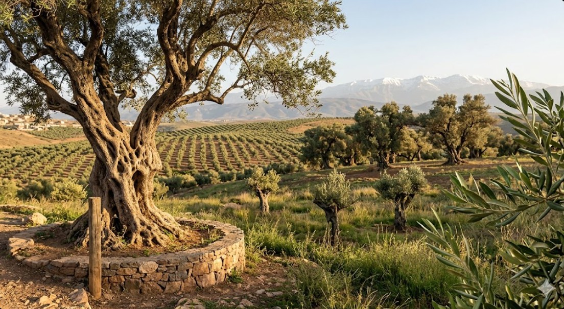 A living Picholine Marocaine over 1000 years old